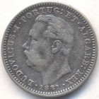 Португальская Индия, 1/2 рупии 1881 год