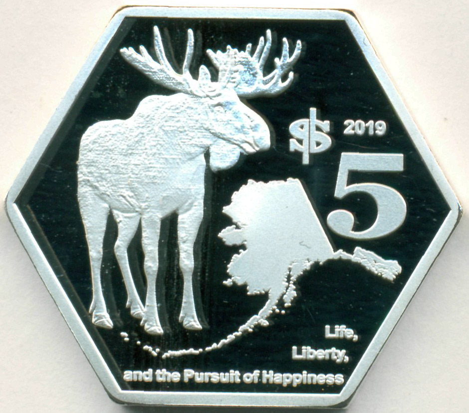 Аляска 5. Монета Аляска 999 2011г. Монета лиса Аляска. Монета посвященная Аляске доллар. Аляска 05.