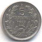 Чили, 5 сентаво 1927 год