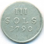 Люксембург, 3 соля 1790 год