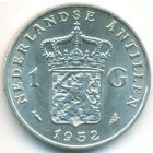 Нидерландские Антилы, 1 гульден 1952 год (UNC)