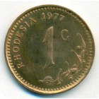 Родезия, 1 цент 1977 год (UNC)