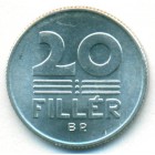Венгрия, 20 филлеров 1972 год (UNC)