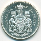 Канада, 50 центов 1962 год