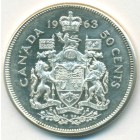 Канада, 50 центов 1963 год