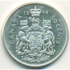 Канада, 50 центов 1964 год