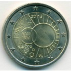 Бельгия, 2 евро 2013 год (AU)