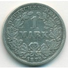 Германия, 1 марка 1875 год Е