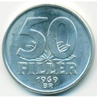 Венгрия, 50 филлеров 1969 год (AU)