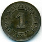 Маврикий, 1 цент 1911 год (UNC)