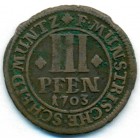 Мюнстер, 3 пфеннига 1703 год