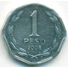 Чили, 1 песо 2008 год (AU)