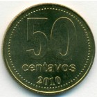Аргентина, 50 сентаво 2010 год (UNC)