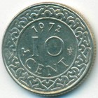 Суринам, 10 центов 1972 год