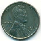 США, 1 цент 1943 год S