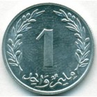 Тунис, 1 миллим 1960 год (UNC)