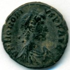 Римская Империя, нуммий 395-423 годы