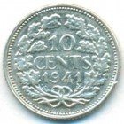 Нидерланды, 10 центов 1941 год