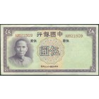 Китай, 5 юаней 1937 год