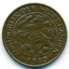 Нидерланды, 1 цент 1940 год (AU)