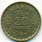 Марокко, 20 франков 1951 год (AU)