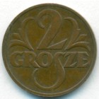 Польша, 2 гроша 1937 год