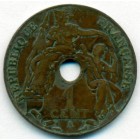 Французский Индокитай, 1 цент 1914 год