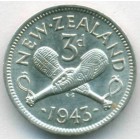 Новая Зеландия, 3 пенса 1943 год