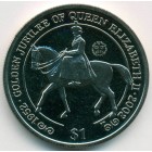 Британские Виргинские острова, 1 доллар 2002 год (UNC)