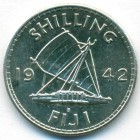 Фиджи, 1 шиллинг 1942 год (AU)