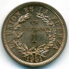 Боливия, 1 боливиано 1951 год KN (UNC)