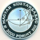 Венгрия, 3000 форинтов 2002 год (PROOF)