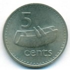 Фиджи, 5 центов 1969 год (UNC)