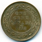 Канада, 1 цент 1912 год (AU)