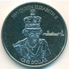 Британские Виргинские острова, 1 доллар 2015 год (UNC)