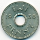 Фиджи, 1 пенни 1936 год (UNC)