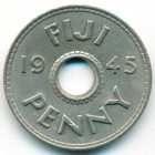 Фиджи, 1 пенни 1945 год
