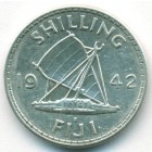 Фиджи, 1 шиллинг 1942 год