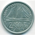 Сен-Пьер и Микелон, 2 франка 1948 год (UNC)